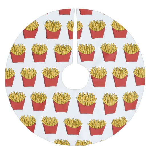 Afbeelding Franse friet cartoon Kerstboom Rok (Voorkant)