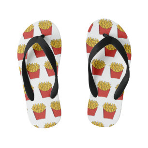 Afbeelding Franse friet cartoon Kinder Teenslippers