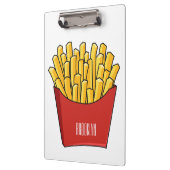 Afbeelding Franse friet cartoon Klembord (Links)