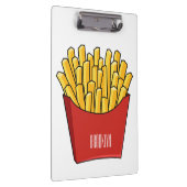 Afbeelding Franse friet cartoon Klembord (Rechts)
