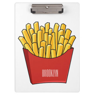 Afbeelding Franse friet cartoon Klembord