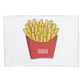 Afbeelding Franse friet cartoon Kussensloop (Voorkant)