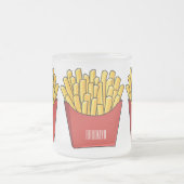 Afbeelding Franse friet cartoon Matglas Koffiemok (Center)