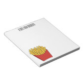 Afbeelding Franse friet cartoon Notitieblok (Schuin)