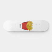 Afbeelding Franse friet cartoon Persoonlijk Skateboard (Horizontaal)