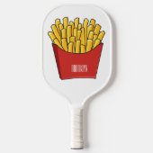 Afbeelding Franse friet cartoon Pickleball Paddle (Voorkant)