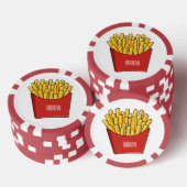 Afbeelding Franse friet cartoon Poker Chips (Opstapeling)