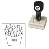 Afbeelding Franse friet cartoon Rubberstempel (Gestempeld)