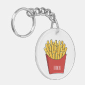 Afbeelding Franse friet cartoon Sleutelhanger (Voorkant Links)