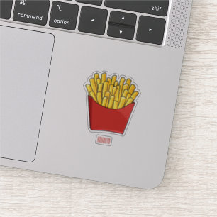 Afbeelding Franse friet cartoon Sticker