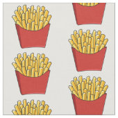Afbeelding Franse friet cartoon Stof (Close Up)