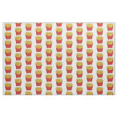 Afbeelding Franse friet cartoon Stof (Fat Quarter)