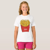 Afbeelding Franse friet cartoon T-shirt (Voorkant volledig)