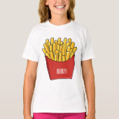 Afbeelding Franse friet cartoon T-shirt (Voorkant)