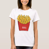 Afbeelding Franse friet cartoon T-shirt (Voorkant)