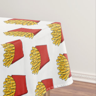 Afbeelding Franse friet cartoon Tafelkleed