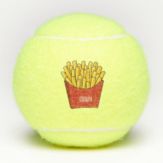 Afbeelding Franse friet cartoon Tennisballen