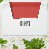 Afbeelding Franse friet cartoon Theedoek (Gevouwen)