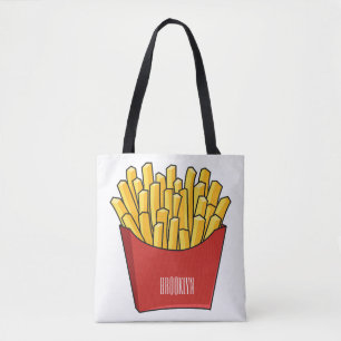Afbeelding Franse friet cartoon Tote Bag