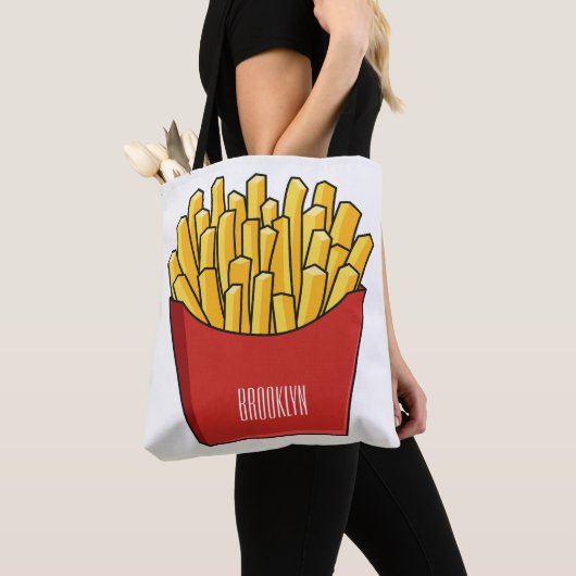 Afbeelding Franse friet cartoon Tote Bag (Dichtbij)