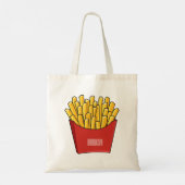 Afbeelding Franse friet cartoon Tote Bag (Achterkant)