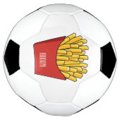 Afbeelding Franse friet cartoon Voetbal (Gedraaid)