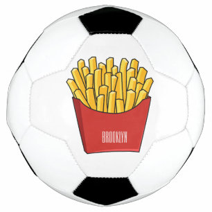 Afbeelding Franse friet cartoon Voetbal