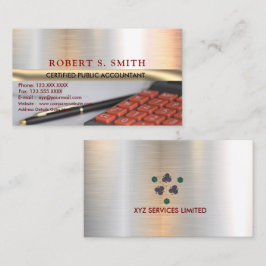 Afbeelding gecertificeerde openbare accountant CPA Visitekaartje