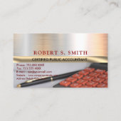 Afbeelding gecertificeerde openbare accountant CPA Visitekaartje (Voorkant)