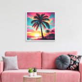 Afbeelding gedrukt op canvas voor mooie kleuren, 7 afdruk (Insitu (Woonkamer))