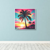 Afbeelding gedrukt op canvas voor mooie kleuren, 7 afdruk (Insitu (Houten vloer))