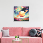 Afbeelding gedrukt op doek voor mooie kleuren, 194 canvas afdruk (Insitu (Woonkamer))