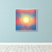 Afbeelding gedrukt op doek voor mooie kleuren, 1 canvas afdruk (Insitu (Houten vloer))