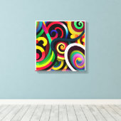 Afbeelding gedrukt op doek voor mooie kleuren, 28 canvas afdruk (Insitu (Houten vloer))