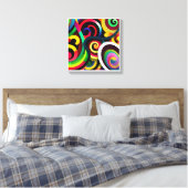 Afbeelding gedrukt op doek voor mooie kleuren, 28 canvas afdruk (Insitu (Slaapkamer))