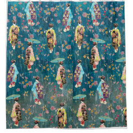 Afbeelding Geishas Douchegordijn