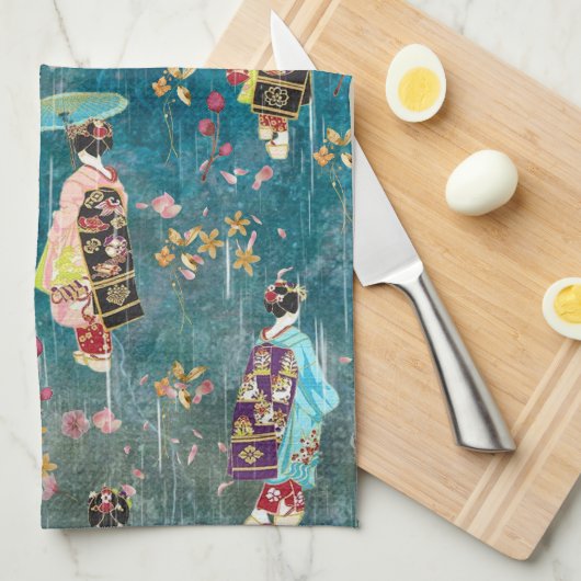 Afbeelding Geishas Theedoek (Quarter Fold)