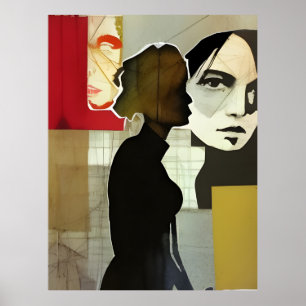 Afbeelding gemengde kleuren poster