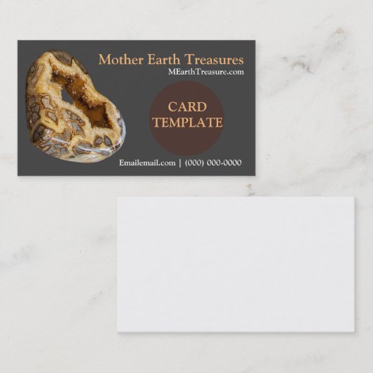 Afbeelding Gemstone Godes Crystals Visitekaartje (Voorkant / Achterkant)