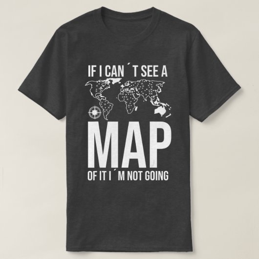Afbeelding Geografie Atlas Mapmaking Cartografie T-shirt (Design voorkant)