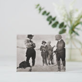  afbeelding, geperst voor zuigers briefkaart (Staand voorkant)