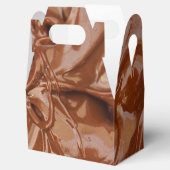 Afbeelding gesmolten chocolade textuur bedankdoosjes (Geopend)