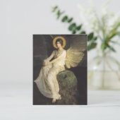 Afbeelding gevlekt op een steen door Abbott Thayer (Staand voorkant)