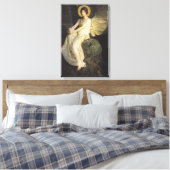 Afbeelding gevlekt op een steen door Abbott Thayer Canvas Afdruk (Insitu (Slaapkamer))