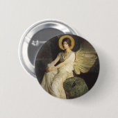 Afbeelding gevlekt op een steen door Abbott Thayer Ronde Button 5,7 Cm (Voorkant /achterkant)