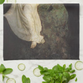 Afbeelding gevlekt op een steen door Abbott Thayer Theedoek (Gevouwen)