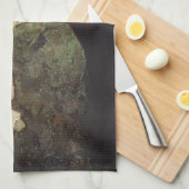 Afbeelding gevlekt op een steen door Abbott Thayer Theedoek (Quarter Fold)