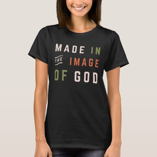 Afbeelding Gods Christelijk citaat T-shirt (Voorkant)