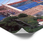Afbeelding Golden Gate Bridge Poster (Hoek)