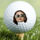 Afbeelding golfbal, golfbal met gezicht, foto golfballen